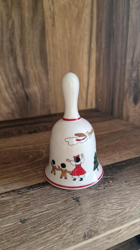 Masons mason christmas village kerst tafelbel kerstklokje, Huis en Inrichting, Keuken | Servies, Zo goed als nieuw, Overige typen