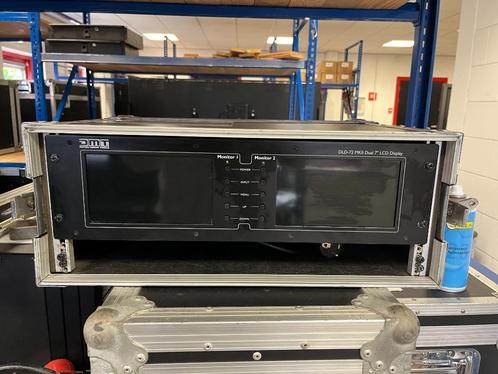 DMT DLD-72 MKII Dual 7" Display – Professionele Rackmount, Computers en Software, Monitoren, Zo goed als nieuw, 101 t/m 150 Hz