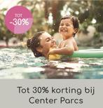 Met korting naar CENTERPARCS, Tickets en Kaartjes, Kortingen en Cadeaubonnen, Drie personen of meer, Kortingsbon, Bungalowpark