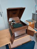 Antieke houten gramofoon, Ophalen of Verzenden