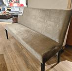EETKAMERBANK MET  VELVET SLANGEN PRINT VAN €1199,- NU €579, Ophalen, Nieuw, Minder dan 4 stoelen