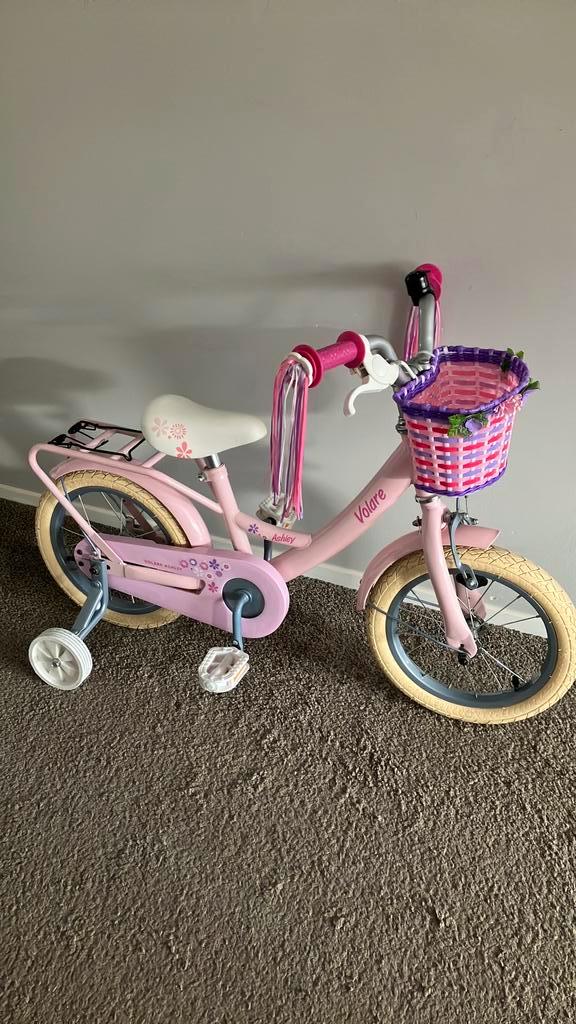 Volare Ashley 14 inch fiets zgan, Fietsen en Brommers, Fietsen | Driewielers, Zo goed als nieuw, Ophalen of Verzenden