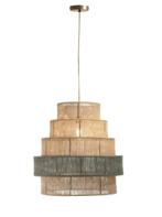 Hanglamp TALI groen/ bruin, Huis en Inrichting, Lampen | Hanglampen, Nieuw, Ophalen of Verzenden, Metaal, 50 tot 75 cm