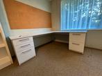 Groot hoekbureau met ladeblokken, Ophalen, Zo goed als nieuw, Bureau