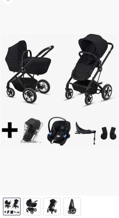 Cybex talos s deep blanck 3 in 1 +regenhoes en voetenzak, Kinderen en Baby's, Kinderwagens en Combinaties, Zo goed als nieuw, Overige merken