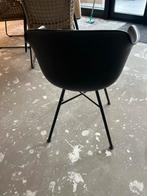 4 Eetkamerstoelen - Binnen/Buiten, Huis en Inrichting, Stoelen, Ophalen, Kunststof, Zwart, Zo goed als nieuw