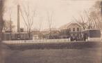 674X fotokaart, Osingahuizen, Zuivelfabriek "Lankhorst", Verzamelen, Ophalen of Verzenden, 1920 tot 1940, Ongelopen, Friesland