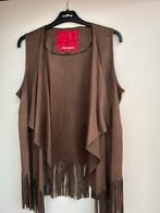 Hippie gilet carnaval, Ophalen of Verzenden, Zo goed als nieuw, Maat 38/40 (M), Bruin