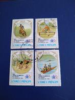 sao tome e principe, Postzegels en Munten, Verzenden, Gestempeld, Sport