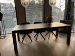 Massief eiken eettafel, Huis en Inrichting, Tafels | Eettafels, Gebruikt, Hotel chique (Keijser en Co stijl), 100 tot 150 cm, Eikenhout