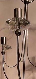 Eichholtz 3 Armige lamp met diamant geslepen schaaltjes, Huis en Inrichting, Lampen | Tafellampen, Ophalen of Verzenden, Zo goed als nieuw