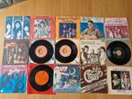 Partij van 15 singles, Rock, Poprock in 1 koop, Gebruikt, 7 inch, Single, Ophalen of Verzenden