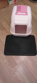 Kattenbak met mat, Dieren en Toebehoren, Kattenbakken, Ophalen, Gebruikt, Gesloten