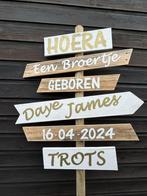 Geboorte Wegwijzer, Ophalen of Verzenden, Nieuw, Geboortebord