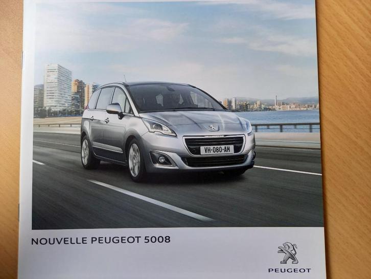 Peugeot 5008 facelift brochure 2013, Boeken, Auto's | Folders en Tijdschriften, Zo goed als nieuw, Peugeot, Verzenden