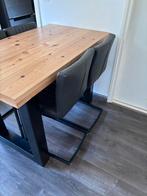 Bartafel met stoelen, Huis en Inrichting, Ophalen, Gebruikt, 50 tot 100 cm, 100 tot 150 cm