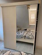 Mdf kledingkast met spiegelschuifdeur 170x218x65, Ophalen, Gebruikt, 150 tot 200 cm, Met hangruimte