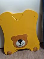 Massief houten Baby ledikant en wandplank beren thema 60x120, Kinderen en Baby's, Babywiegjes en Ledikanten, Ophalen, Gebruikt