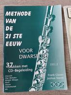 Methode van de 21e eeuw dwarsfluit bladmuziek met cd, Ophalen of Verzenden, Zo goed als nieuw