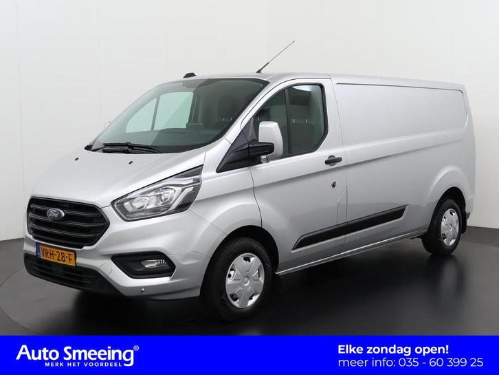 Ford Transit Custom 300 2.0 TDCI L2H1 | Trekhaak | Schuifdeu, Auto's, Bestelauto's, Bedrijf, Te koop, ABS, Airconditioning, Alarm
