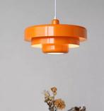 Mid-Century Hanglamp – Oranje, retro/vintage stijl, Ophalen, Zo goed als nieuw, Minder dan 50 cm
