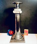 Vintage Verzilverde Kandelaar, Ophalen of Verzenden, Zilver