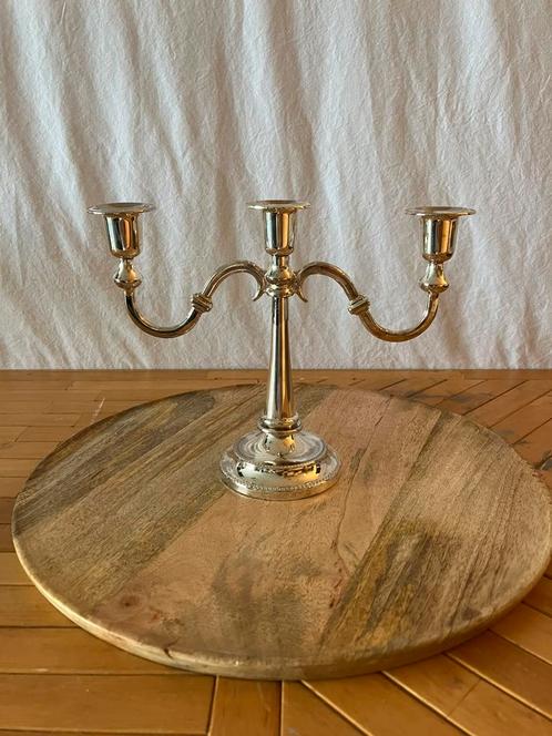 Vintage Engelse kandelaar verzilverd, Antiek en Kunst, Antiek | Kandelaars, Zilver, Ophalen