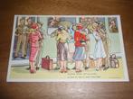 Illustrator Rotgans Soldatenkaart Militair Humor Afscheid, Verzamelen, Verzenden, 1940 tot 1960, Ongelopen, Overige thema's