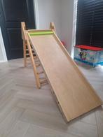 Houten klimrek met glij-klimbaan, Ophalen, Zo goed als nieuw