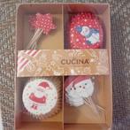 Kerst cupcake vormpjes en prikkers NIEUW, Ophalen of Verzenden, Nieuw, Cupcakes, Bakvorm