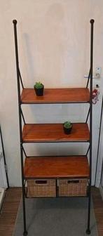 Luxe wandladder met 2 mandjes, Ophalen of Verzenden, Gebruikt