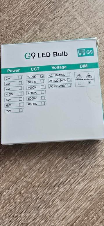 G9 LED Lamp - Nieuw in verpakking beschikbaar voor biedingen