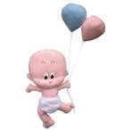 3d raambaby met roze of blauwe ballon goedkoopst huren., Ophalen, Nieuw, Geboortebord
