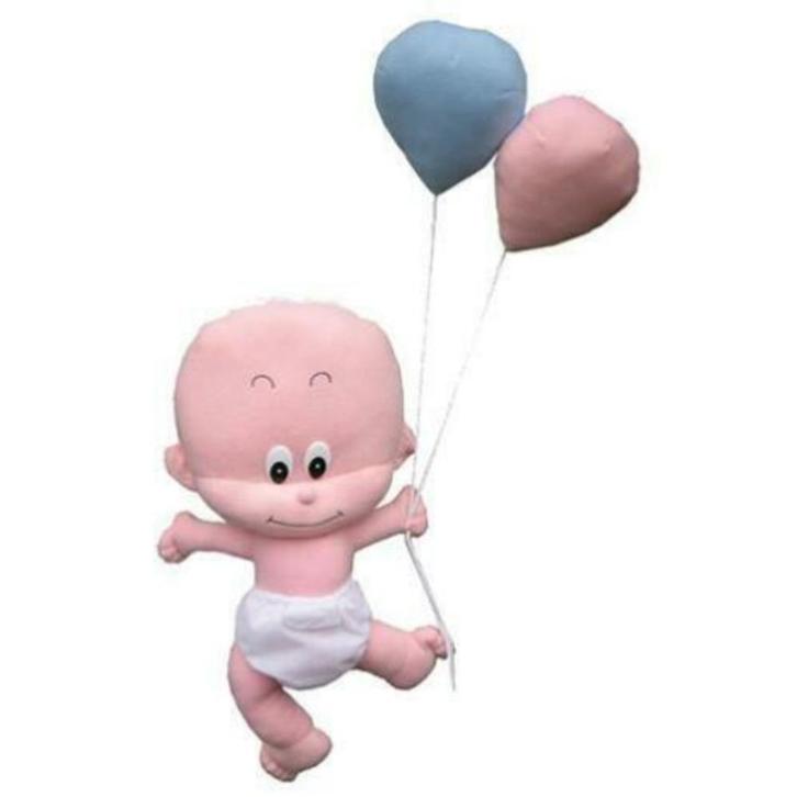 3d raambaby met roze of blauwe ballon goedkoopst huren., Kinderen en Baby's, Kraamcadeaus en Geboorteborden, Nieuw, Geboortebord