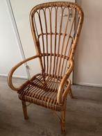 Rotanstoel herenmodel (riet), Huis en Inrichting, Stoelen, Ophalen, Zo goed als nieuw, Bruin, Eén