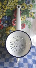 oude emaille vergiet/ steelvergiet, Antiek en Kunst, Antiek | Emaille, Ophalen of Verzenden