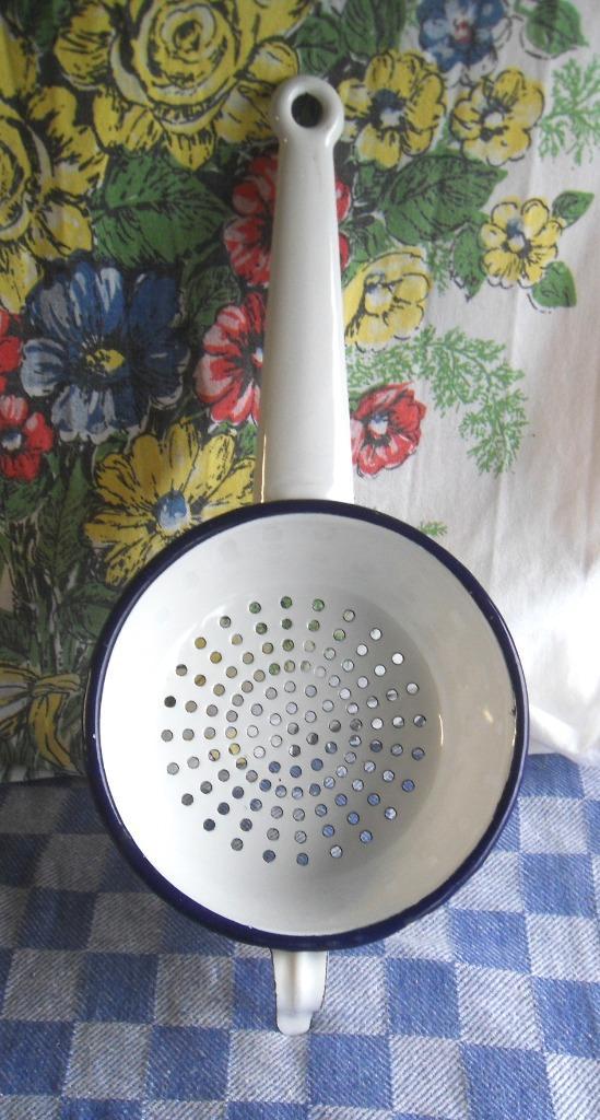 oude emaille vergiet/ steelvergiet, Antiek en Kunst, Antiek | Emaille, Ophalen of Verzenden