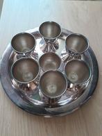 Zwaar verzilverde eierset, Ophalen of Verzenden