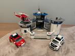 Playmobil gevangenis 2 autos en een helikopter, Ophalen of Verzenden, Gebruikt
