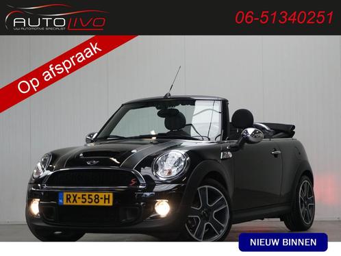 MINI Cabrio 1.6 Cooper S Chili 184 PK! SUPER NET! LUXE! HIST, Auto's, Mini, Te koop, Cabrio, ABS, Airbags, Airconditioning, Alarm
