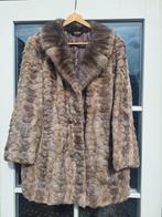 Bontjas (nerts), Kleding | Dames, Jassen | Winter, Ophalen of Verzenden, Zo goed als nieuw, Maat 38/40 (M), Bruin