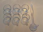 BODUM punch glazen + lepel, Ophalen, Overige typen, Overige stijlen, Glas