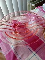 Walther persglazen schaal rose nette staat., Ophalen