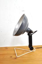 Vintage tafellamp fotolamp studiospot industriële spot, Ophalen of Verzenden, Gebruikt