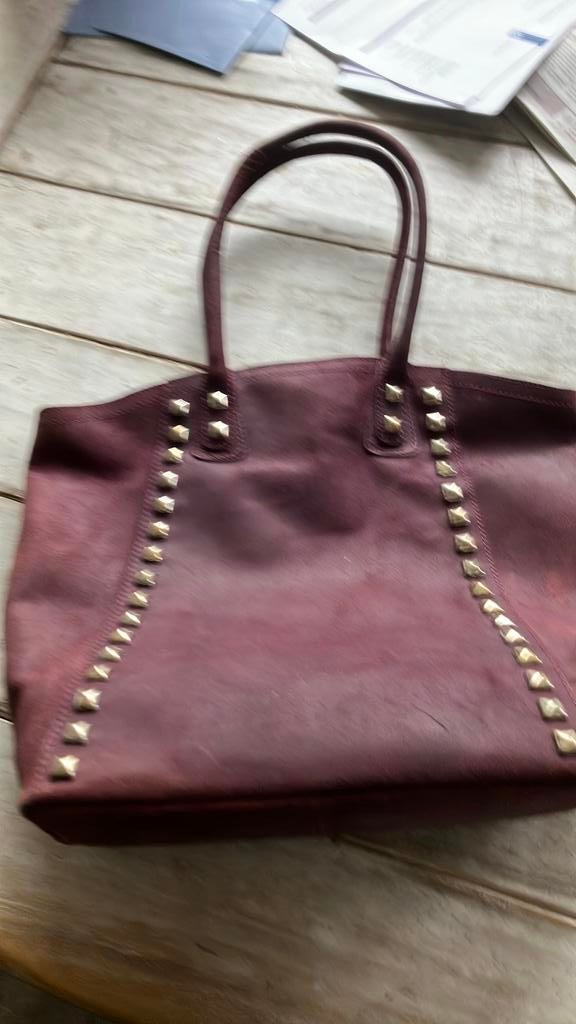 Burkely leren tas nieuw, Ophalen of Verzenden, Nieuw, Paars, Handtas