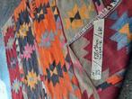 Handgeknoopt Turkse kilim 128x96cm wol semi antiek, Ophalen of Verzenden, Rechthoekig