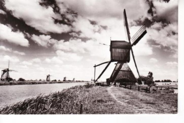 KINDERDIJK,- Hollandse Molens.  27-10, Verzamelen, Ansichtkaarten | Nederland, Ongelopen, Zuid-Holland, 1960 tot 1980, Ophalen of Verzenden