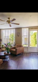 Houten jaloezie- 3 lang , 1 kort, Ophalen of Verzenden, Zo goed als nieuw, Beige