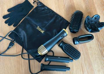 TravX fohn airwrap met 6 opzetstukken  beschikbaar voor biedingen