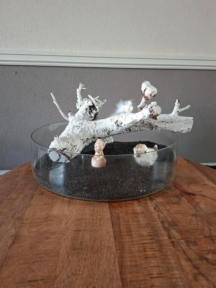 Glazen Schaal - Decoratief - 43cm, Antiek en Kunst, Antiek | Woonaccessoires, Ophalen